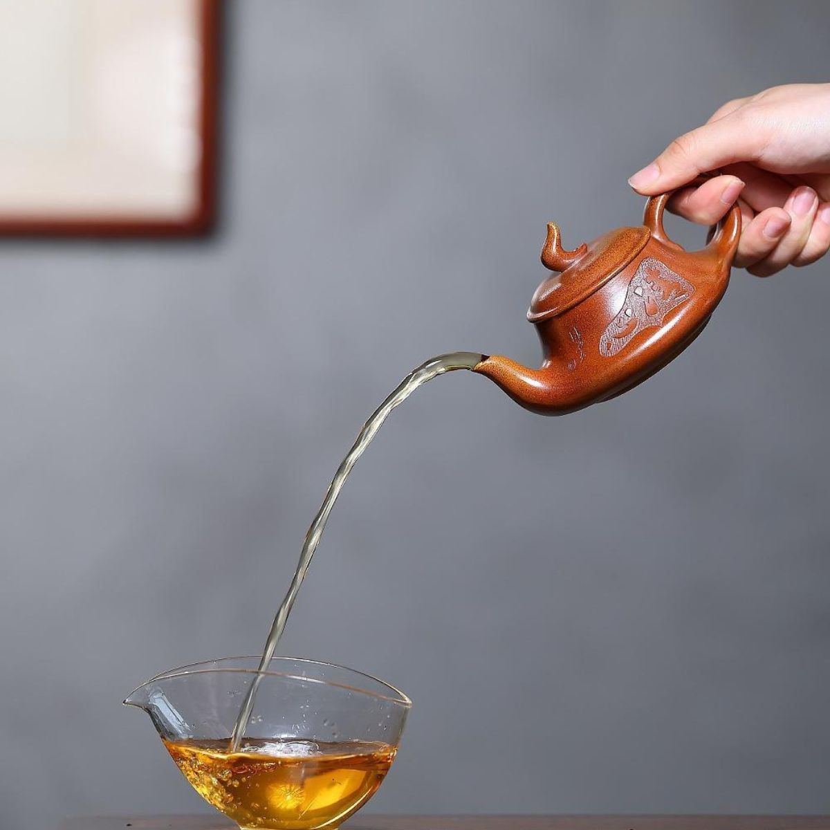 Yi Fan Feng Shun Yixing Teapot | Duan Ni Fire-Cloud Zisha Clay | Handcrafted 170ml