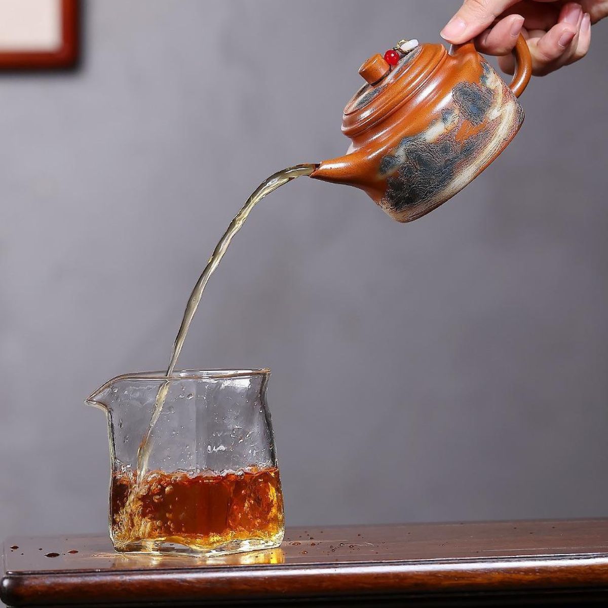 De Zhong · Wan Li Chang Jiang Yixing Teapot | Duan Ni Fire-Glazed Clay | Handcrafted 260ml