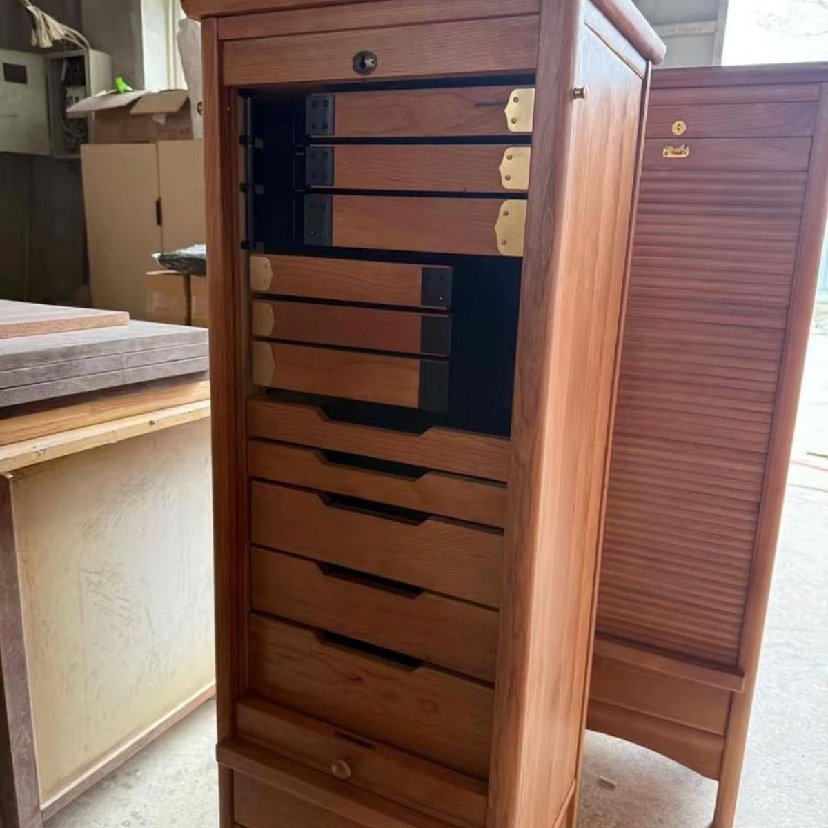 Treasure Rotary Cabinet – Ultimate Storage for Tea Ware, Collectibles & Jewelry