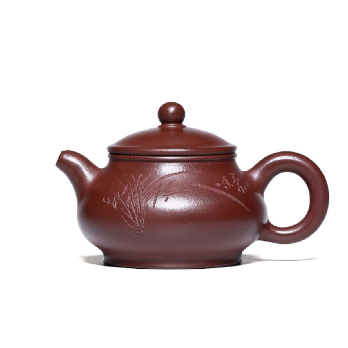 Semi‑Handmade Purple Clay "Pan" Teapot 220 ml