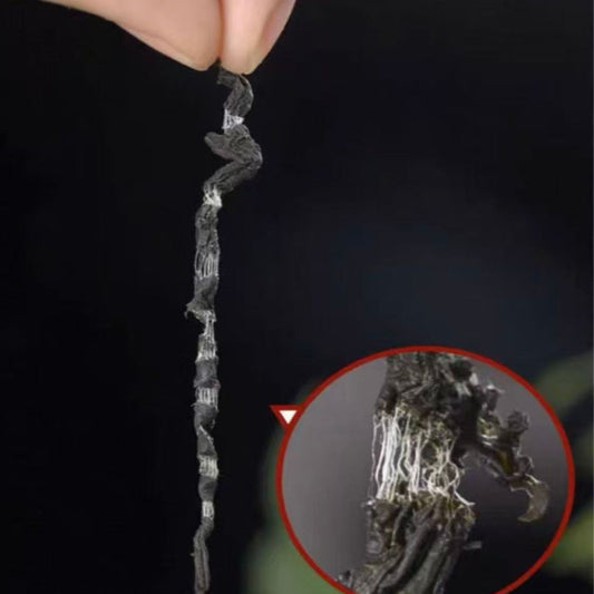 Wild 50‑Year Ancient Tree Eucommia Tea – Zhangjiajie Spring Buds, High‑Selenium & Silky‑Fibrous (500g)