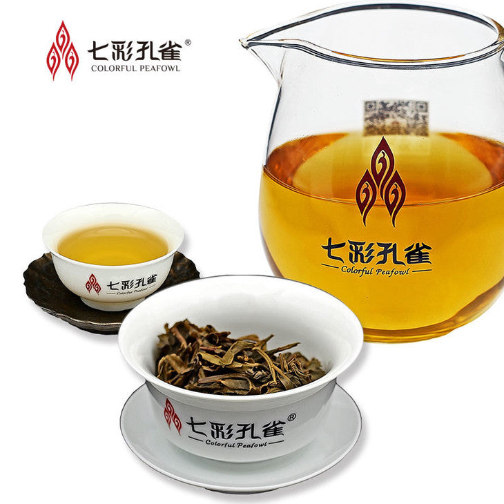 2015 & 2019 Seven-Colored Peacock Raw Pu-erh Tea Cake (357g) – A’Brown Mountain Shengcha