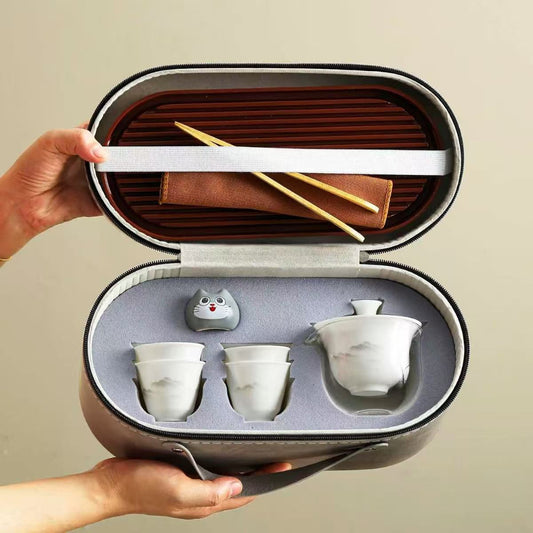 Starter Tea Ritual Set | Complete Gongfu Tea & Incense Gift Set for Beginners