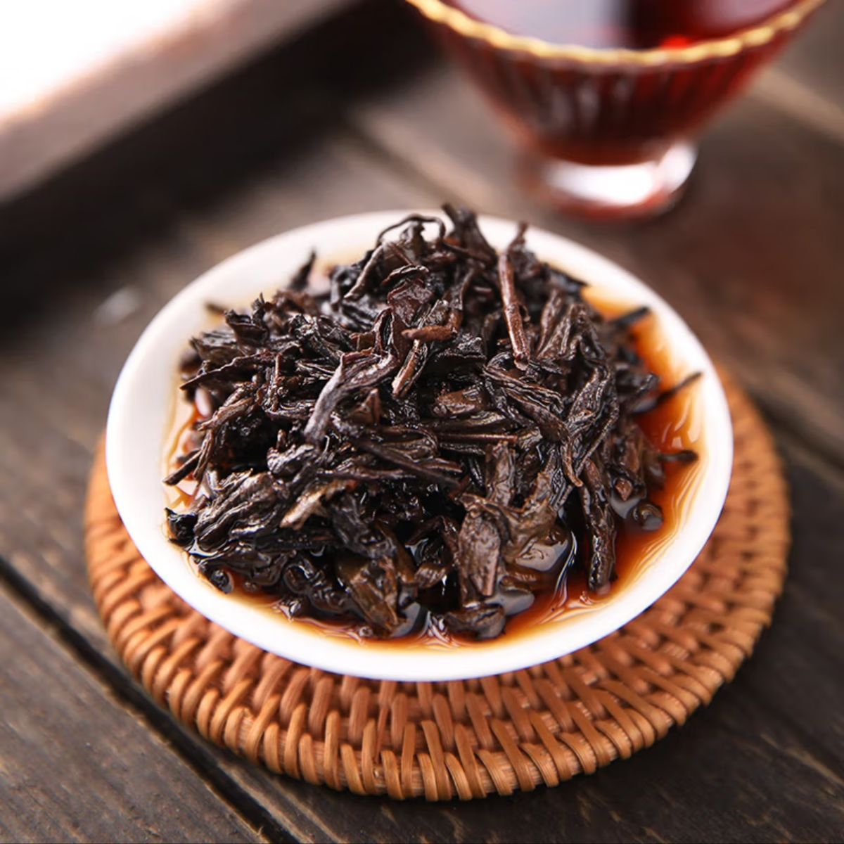 Wuzhou Liubao Tea (250g) – Aged Dark Tea | Ruby Liquor | Silky Smooth