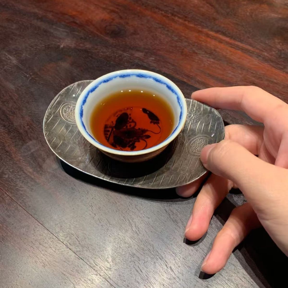 2018 Bulang Mountain Ripe Pu-erh Tea Cake 357g from Yunnan