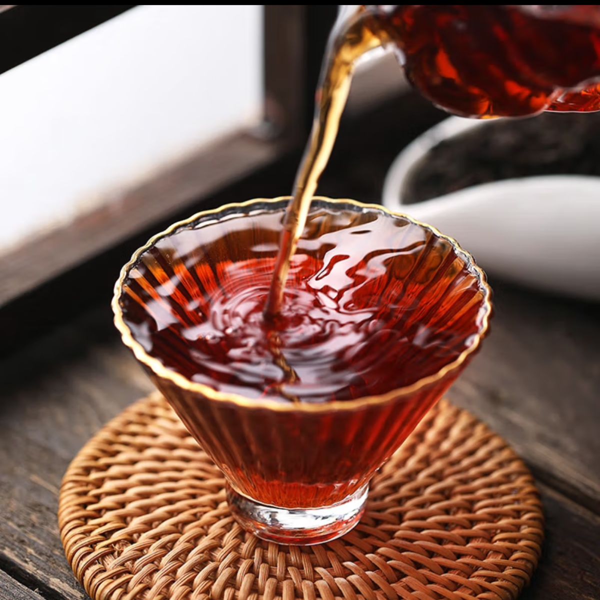 Wuzhou Liubao Tea (250g) – Aged Dark Tea | Ruby Liquor | Silky Smooth