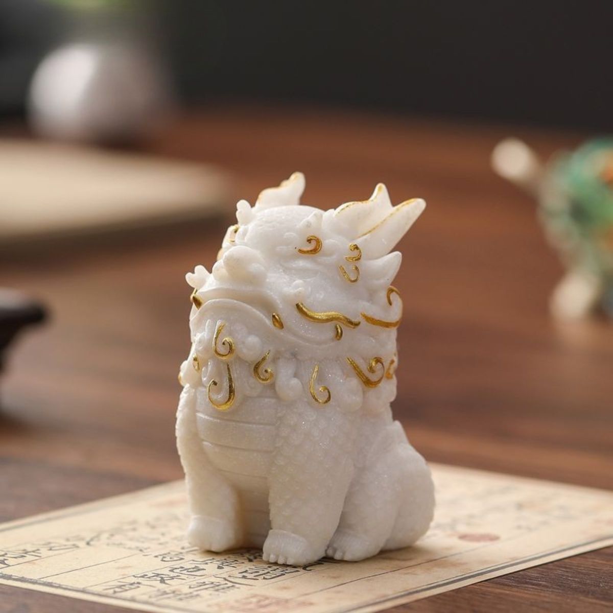 Sandstone Pixiu Tea Pet Figurine