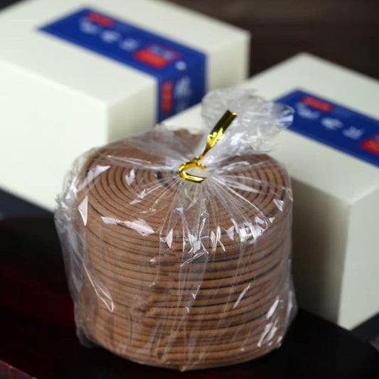 Goose Pear & Sandalwood Coil Incense – 9A Grade Handcrafted Agarwood Blend