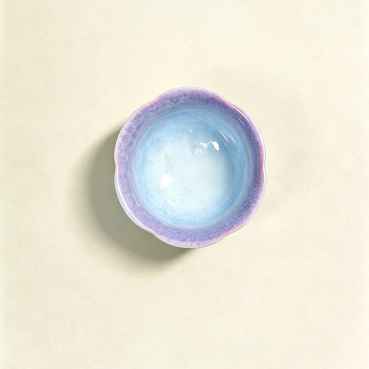 Purple Gradient Crystal Glaze Master Cup – 40ml Gongfu Tea Tasting Cup