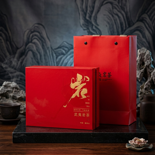 Wuyi Da Hong Pao Rock Oolong Tea – Premium Gift Box (8g × 12 Sachets)