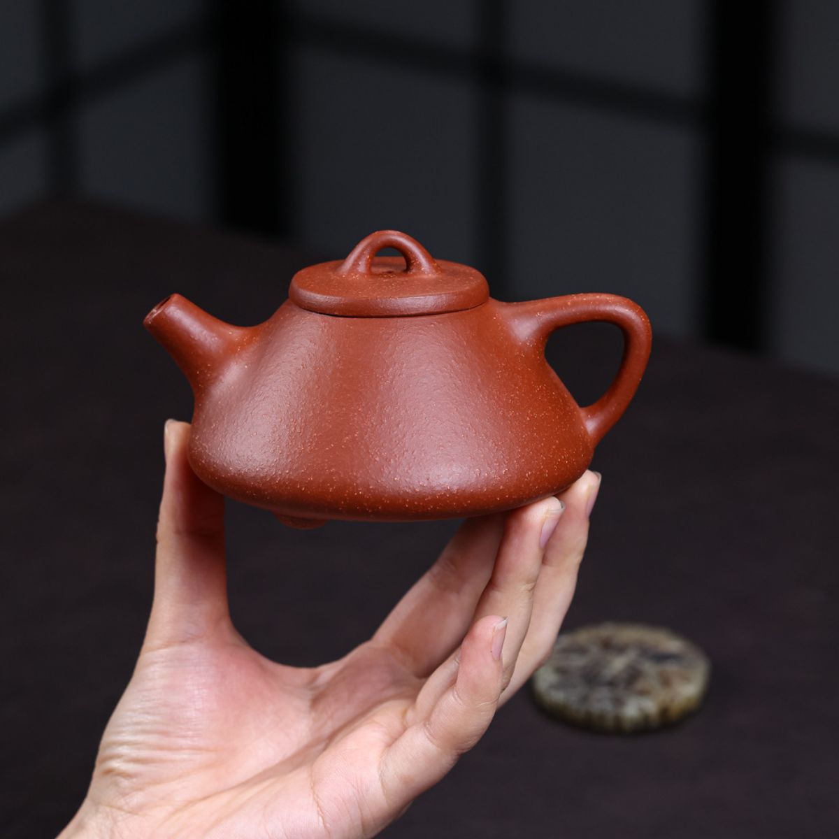 Ziye Shipiao Yixing Zisha Teapot – Hong Jiangpo Clay, 200ml