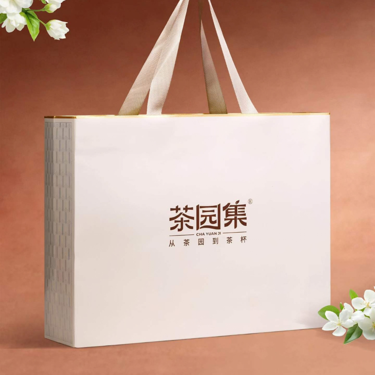 Cha Yuan Ji · Pin Zuan Jasmine Silver Needle | Nine-Scenting + One-Lifting, Full Bud, Fresh Jasmine & Tea Down Sweetness — Premium Gift Box (160g / 2 Tins)
