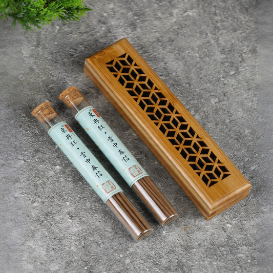 10A Grade Xue Zhong Chun Xin Handcrafted Incense – Clove, Agarwood & Sandalwood | 1 Tube 5g ~30 Sticks