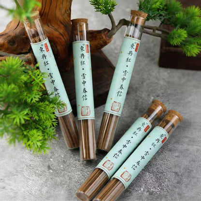 10A Grade Xue Zhong Chun Xin Handcrafted Incense – Clove, Agarwood & Sandalwood | 1 Tube 5g ~30 Sticks