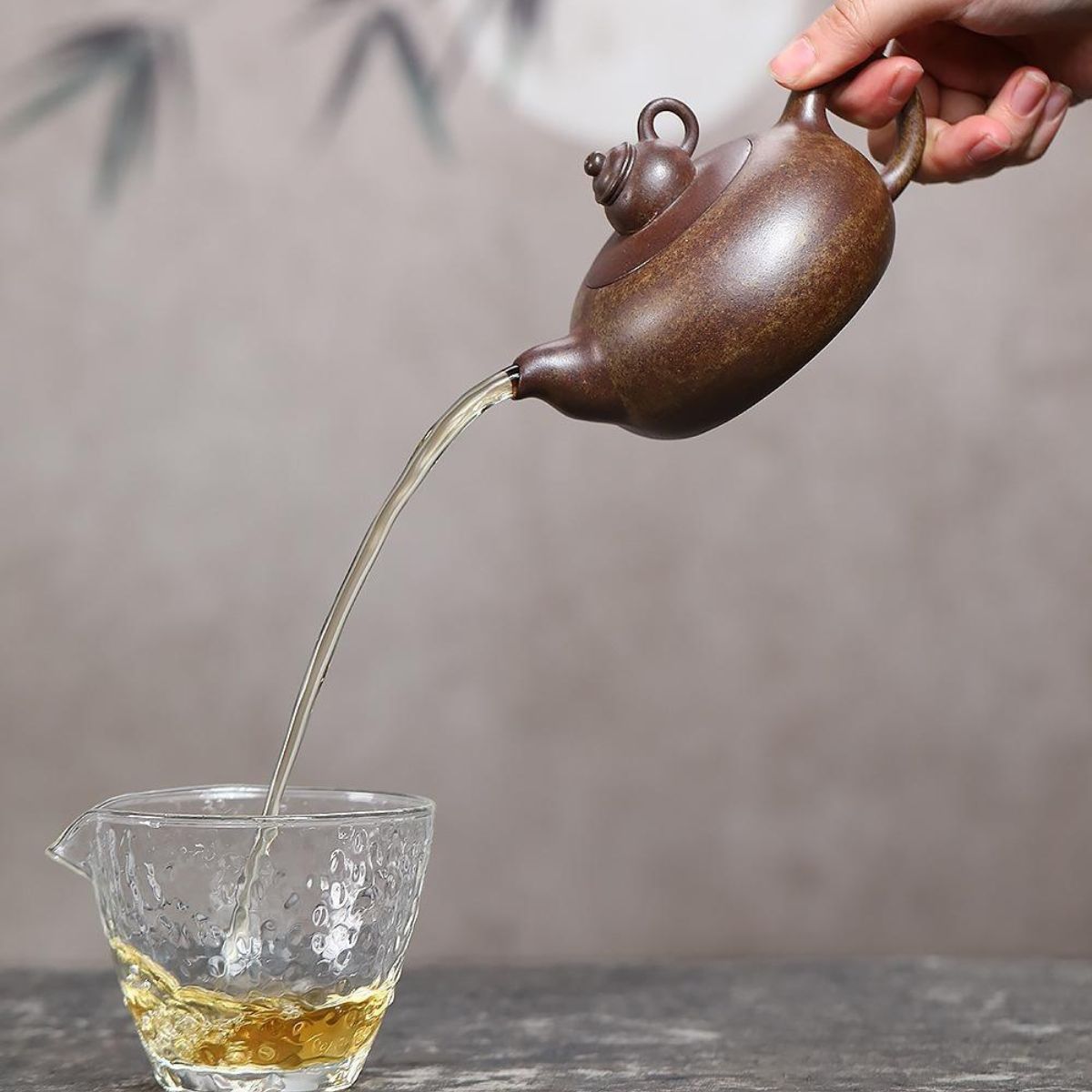 Xiao Yin Yixing Teapot | Raw Purple Clay Wood-Fired Zisha | Handcrafted 230ml