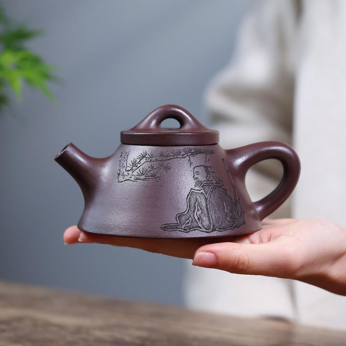 Ba Wang Piao Yixing Teapot | Premium Di Cao Qing Zisha Clay | Handcrafted 240ml