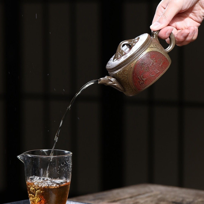 Shang Shan Ruo Shui Yixing Teapot | Aged Duan Ni Zisha Clay | Handcrafted 260ml