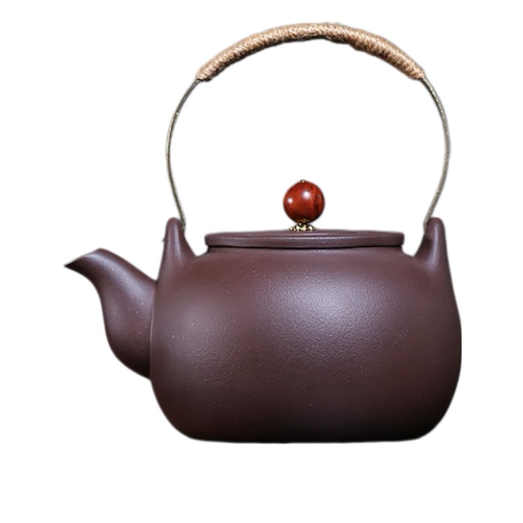 Wei Lu Zhu Cha Yixing Teapot | Authentic Raw Zi Ni Purple Clay | Large 1050ml Gathering Pot
