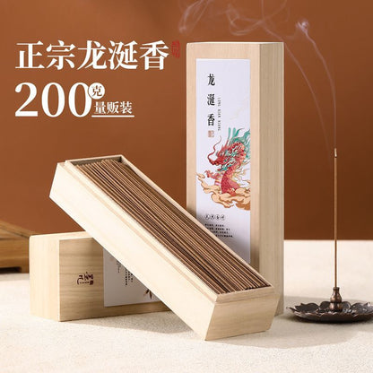 Ambergris Incense Sticks in Luxury Wooden Box – 200g | Bold, Aged & Unforgettable