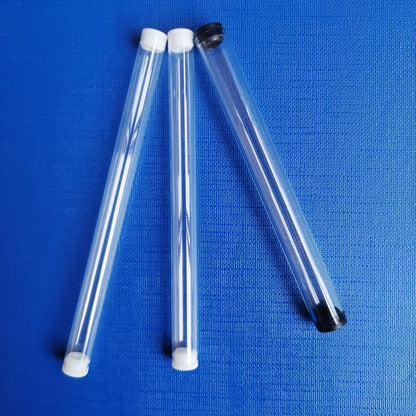 Cigarette Storage Tube – Set of 10 | Clear Plastic Moisture-Proof & Pest-Proof Protective Case | 3 Sizes Available