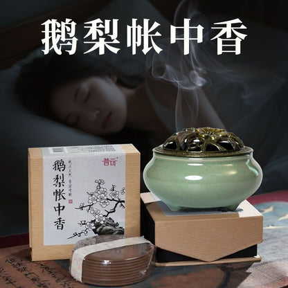 E Li Zhang Zhong Xiang Coil Incense – Natural Botanical | 4-Hour Burn | 20 Coils per Box
