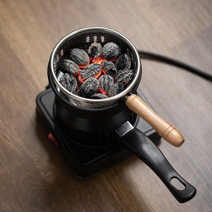 Electric Charcoal Lighter for Tea | Fast Ignition Tool for Gongfu Cha & Fireside Tea Brewing