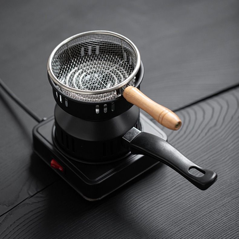Electric Charcoal Lighter for Tea | Fast Ignition Tool for Gongfu Cha & Fireside Tea Brewing