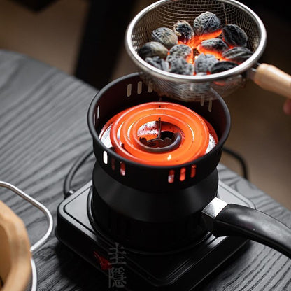 Electric Charcoal Lighter for Tea | Fast Ignition Tool for Gongfu Cha & Fireside Tea Brewing