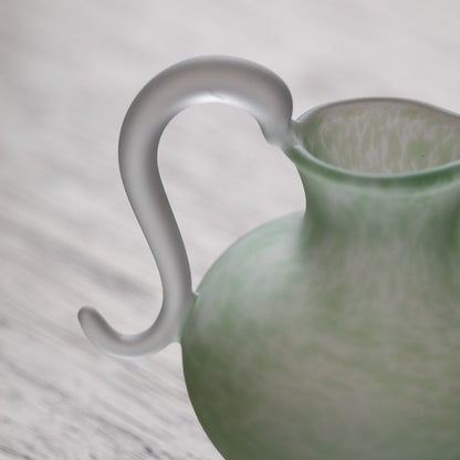 Frosted Glass Pitcher | 200ml | Sage Green Tea Ware