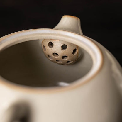 Panda Xishi Teapot Set | 210ml Teapot + 2 Cups (70ml) + Dry-Brew Tea Tray