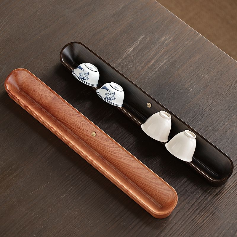 Solid Wood Teacup Drying Rack
