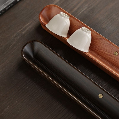 Solid Wood Teacup Drying Rack