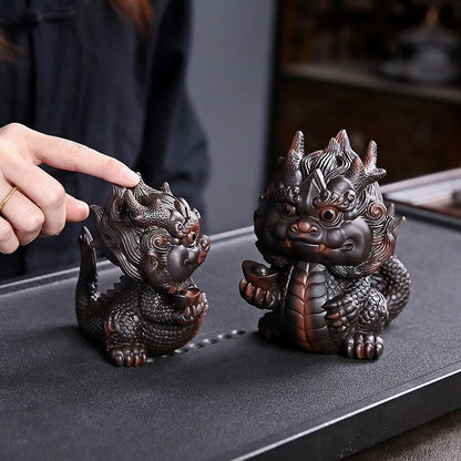 Little Dragon Purple Clay Tea Pet – Small & Large