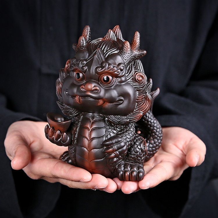 Little Dragon Purple Clay Tea Pet – Small & Large