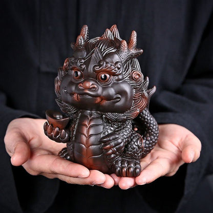 Little Dragon Purple Clay Tea Pet – Small & Large