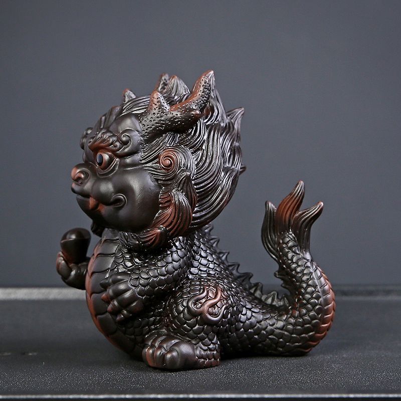 Little Dragon Purple Clay Tea Pet – Small & Large