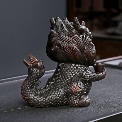 Little Dragon Purple Clay Tea Pet – Small & Large