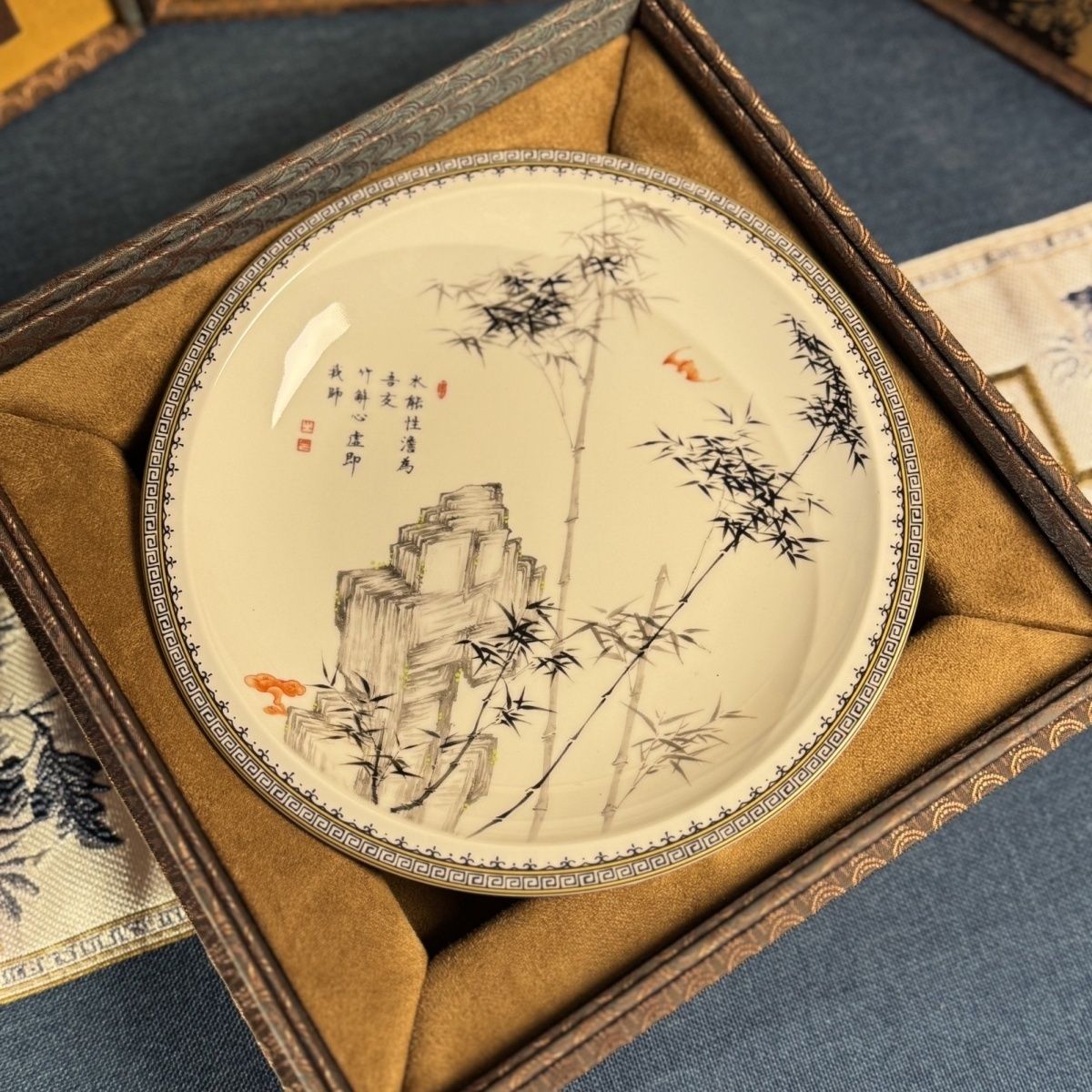 Ink Bamboo Jingdezhen Ceramic Teaware