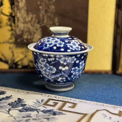 Ice Blue Plum Blossom Jingdezhen Ceramic Teaware