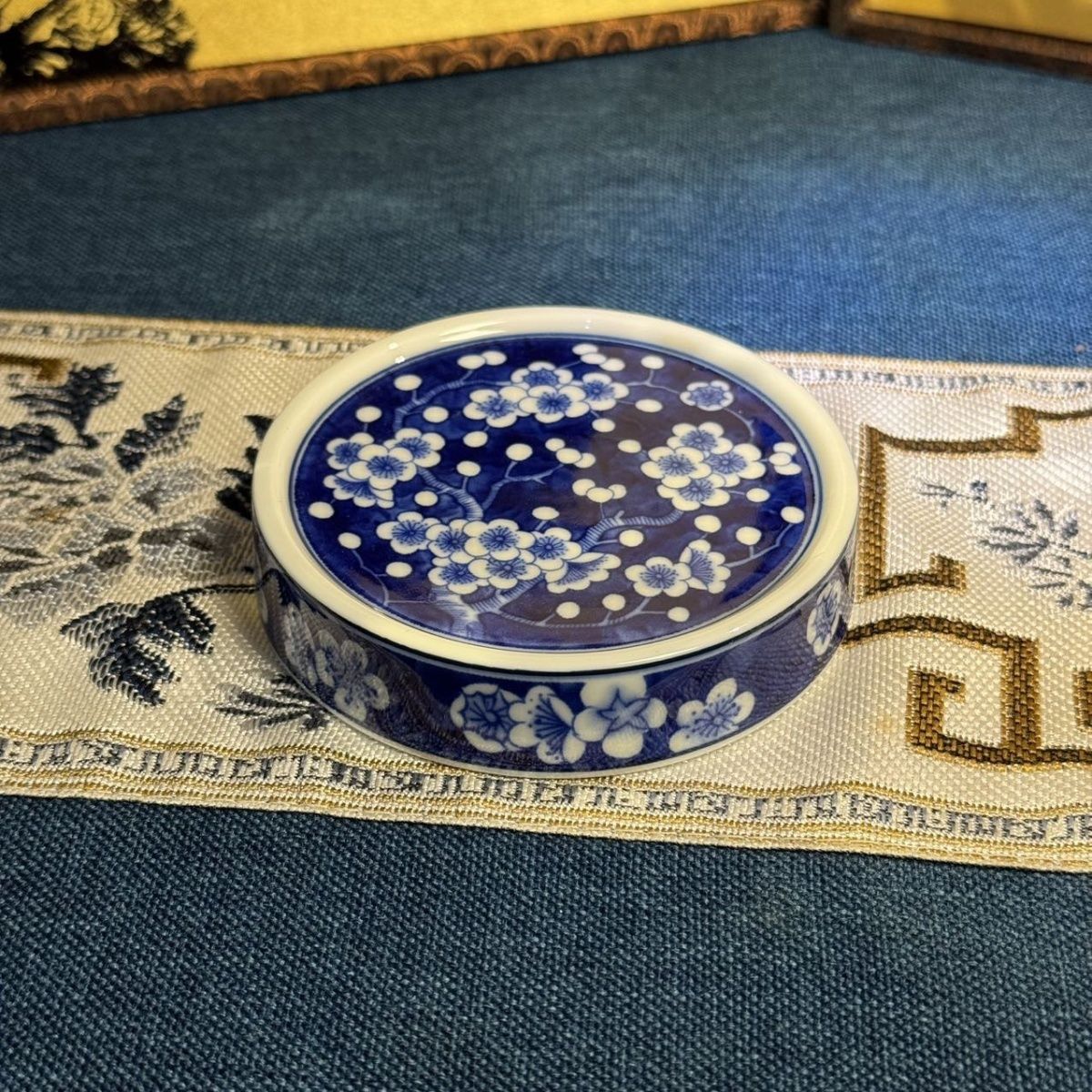 Ice Blue Plum Blossom Jingdezhen Ceramic Teaware
