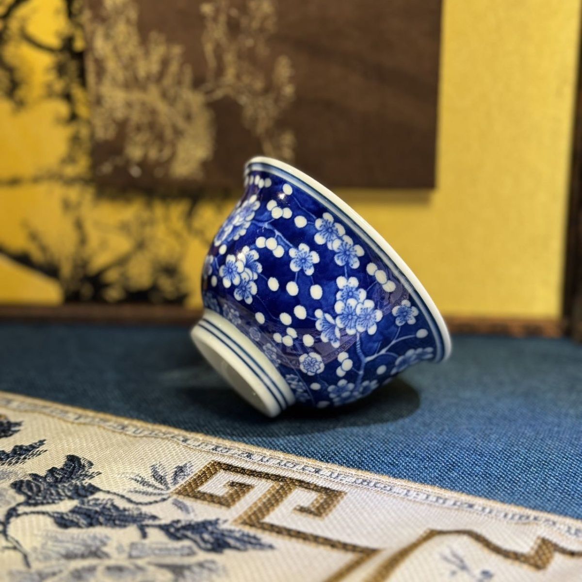 Ice Blue Plum Blossom Jingdezhen Ceramic Teaware