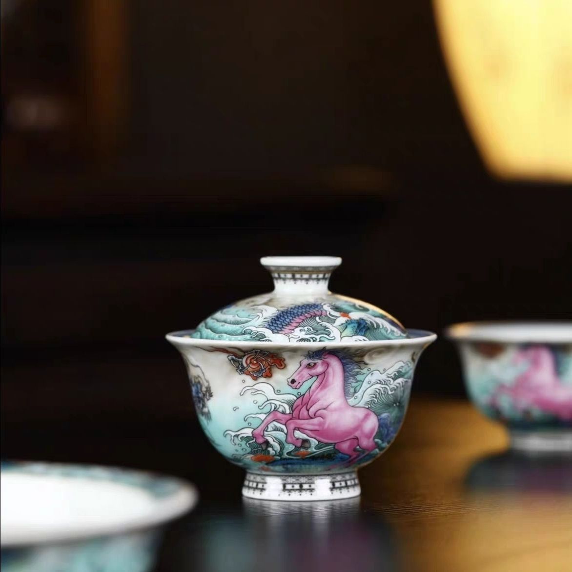 Longma Spirit Jingdezhen Ceramic Gongfu Teaware