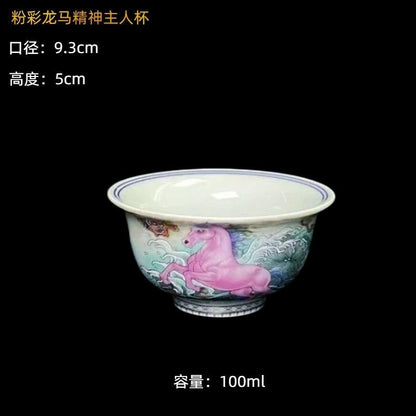 Longma Spirit Jingdezhen Ceramic Gongfu Teaware