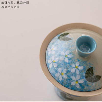 Travel Gaiwan Tea Set | Portable Chinese Tea Ceremony Kit with Cups & Pitcher