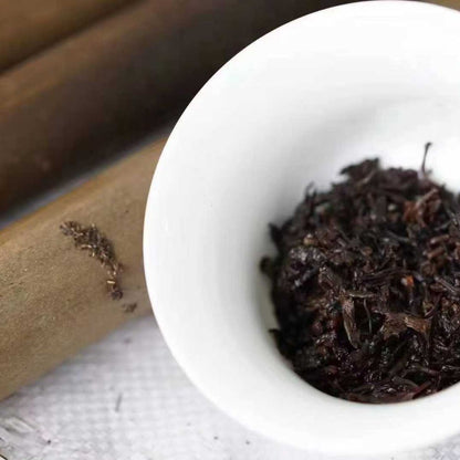 Mengsong Naka Bamboo Tube Shou Puerh Tea - 50g per Tube