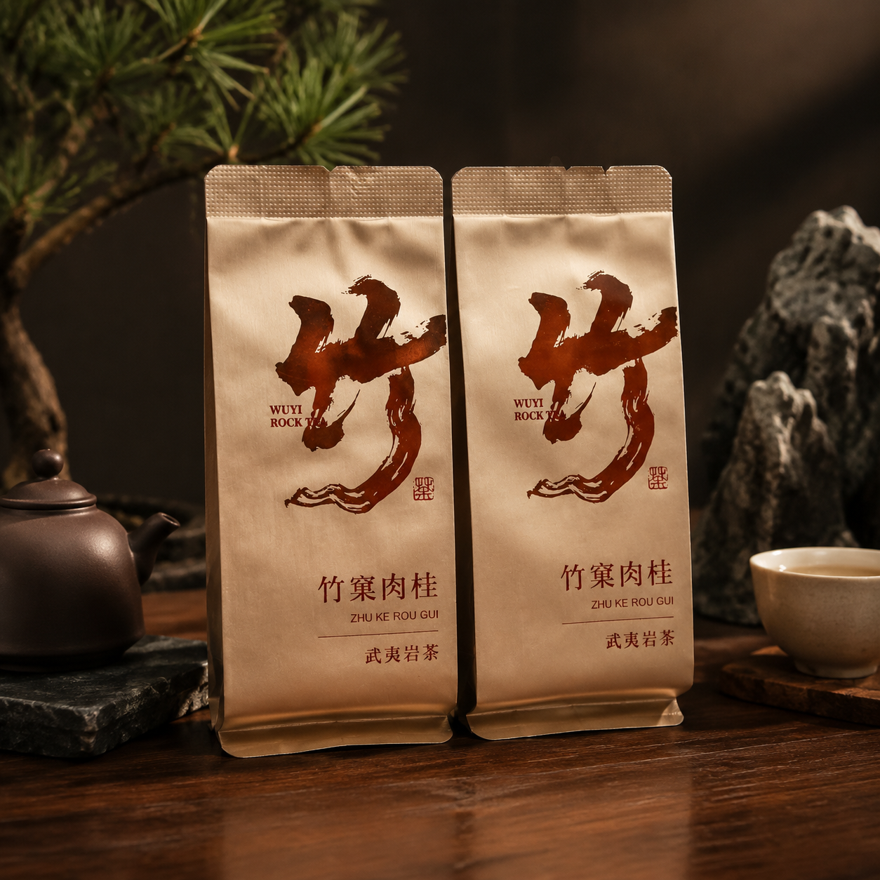 Zhu Ke Rou Gui Gift Box – Legendary Wuyi Rock Oolong Tea | 6 Sachets × 8.5g