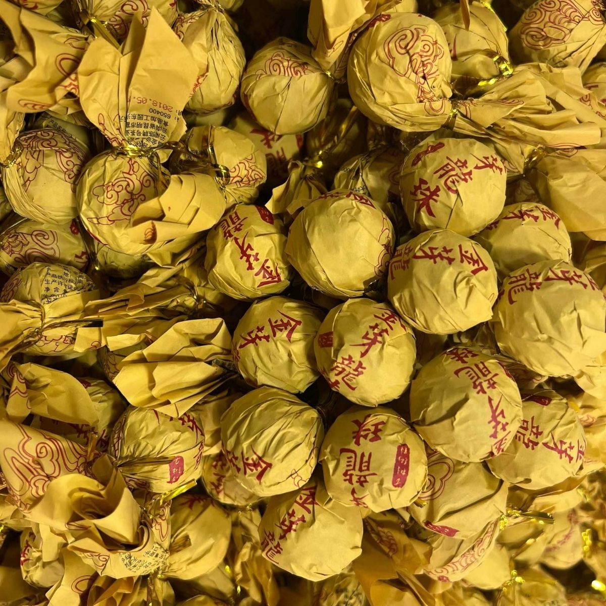 Golden Bud Dragon Pearl Ripe Pu-erh Tea - Premium Loose Leaf