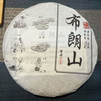 2021 Raw Pu-erh Tea – Honey Aroma & Chaqi from Hekai Village, Bulang Mountain