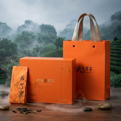 Yan Zi Ke Rou Gui Rock Oolong Tea – Premium Gift Box (8.5g × 12 Sachets)