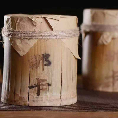 Naka Bamboo Tube Sheng Puerh Tea 2015 - 600g Traditional Lahu Craft